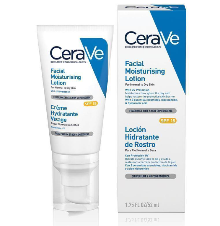 Cerave Am AM Facial dưỡng ẩm SPF15 52ML