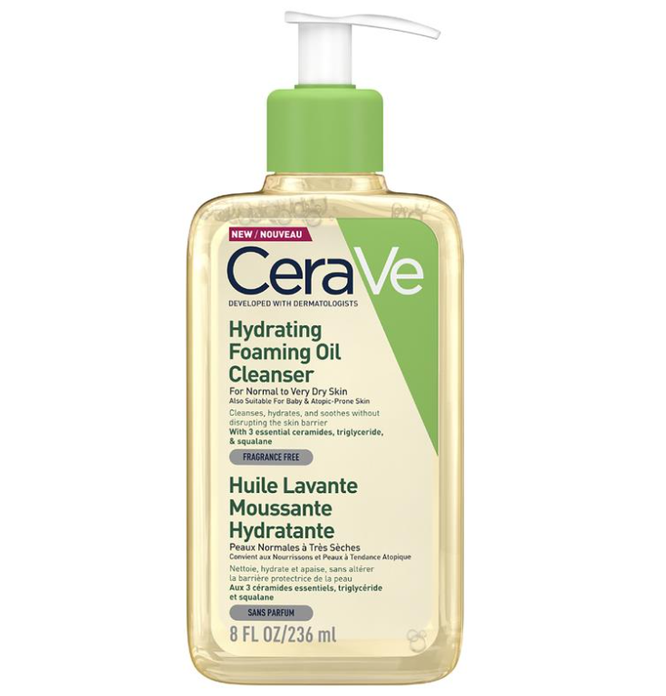 Cerave Hydrating Foaming Oil Cleanser 236ml