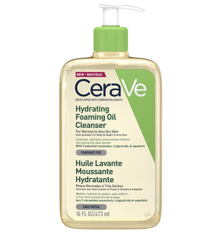 Cerave Hydrating Foaming Oil Cleanser 473ml