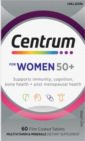 Centrum For Women 50+  60 Tablets