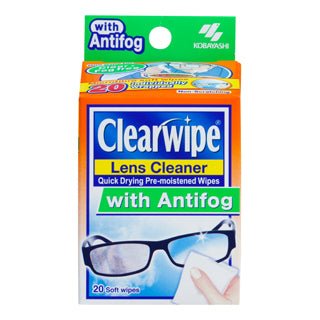 Clearwipe AntiFog Lens Cleaner 20 Soft Wipes - RPP ONLINE