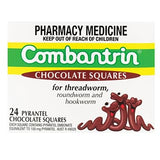 Combantrin ช็อคโกแลตสี่เหลี่ยม 24 แพ็ค