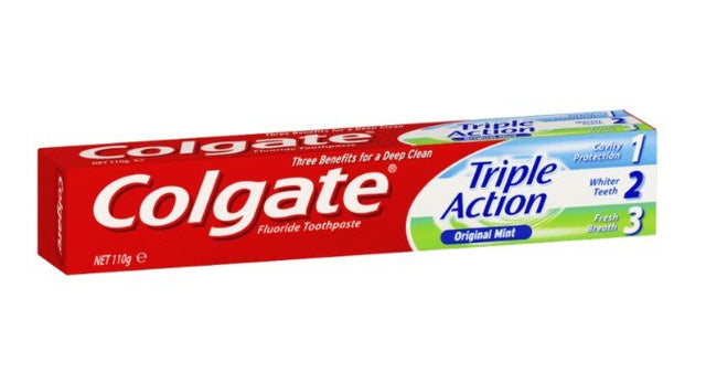 Colgate Triple Action Toothpaste Original Mint 110g - RPP ONLINE