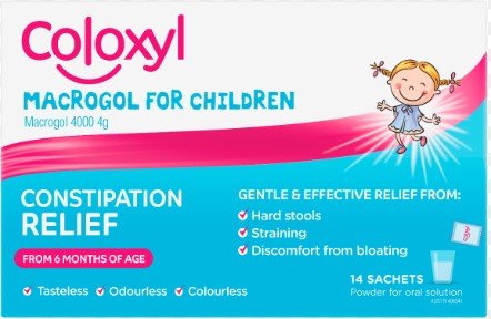 Coloxyl Macrogol for Children 14 Sachets - RPP ONLINE