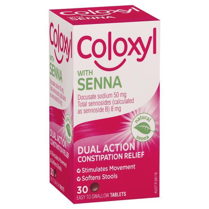 Coloxyl with Senna 30 Tablets - RPP ONLINE