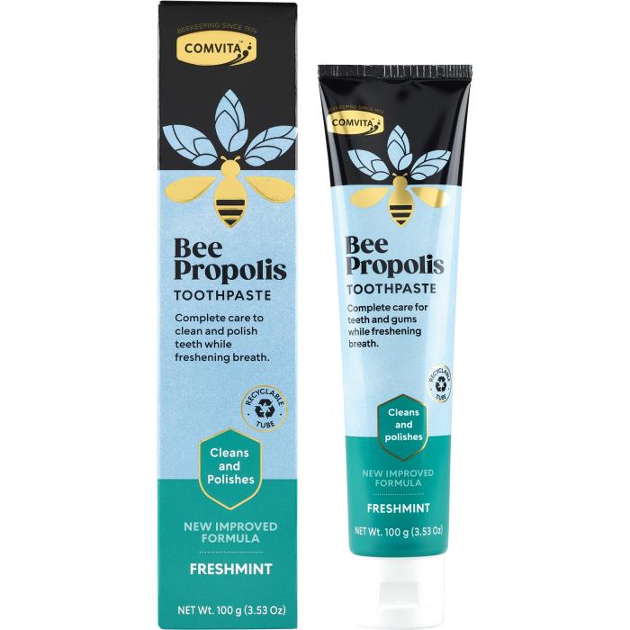 Comvita Bee Propolis Cleans and Polishes Toothpaste  - Freshmint 100g