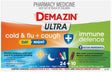 Demazin Ultra Cough Cold & Flu + Immune Defence 34 Capsules - RPP ONLINE