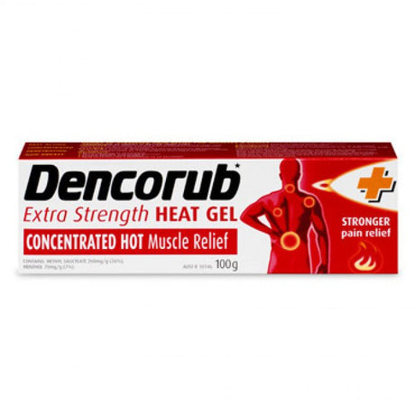 Dencorub Extra Strength Heat Gel 100g - RPP ONLINE