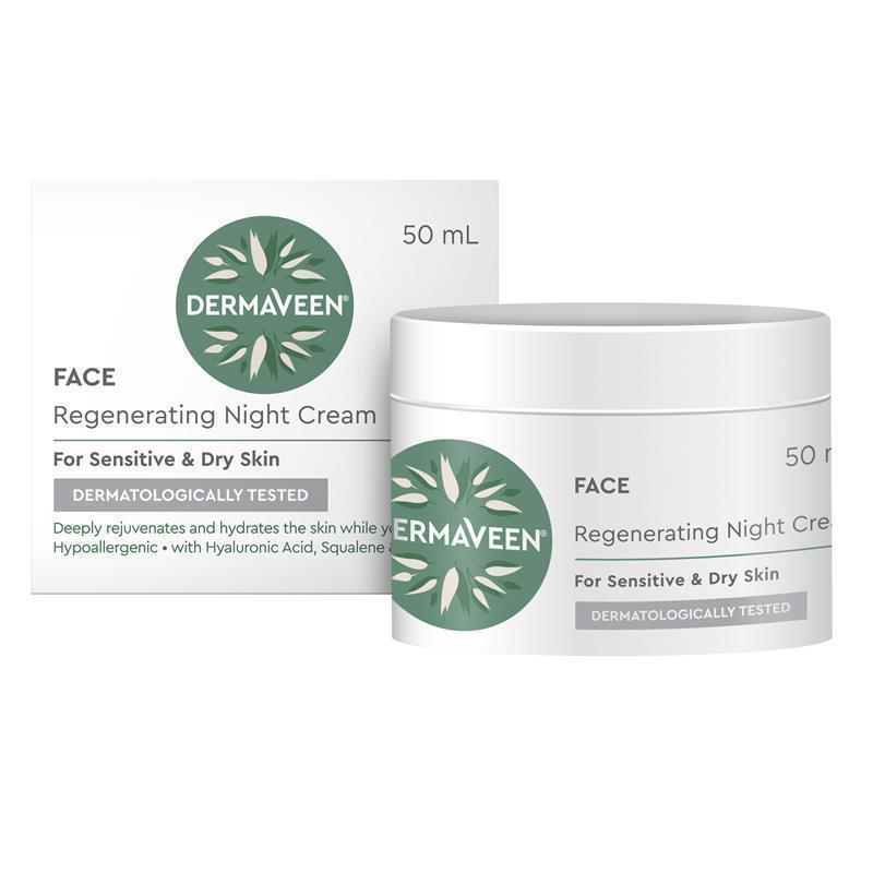 DermaVeen Face Regenerating Night Cream 50mL (EXP: 30/03/2025)