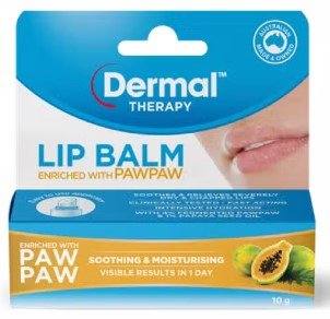 Dermal Therapy Lip Balm Paw Paw 10g - RPP ONLINE