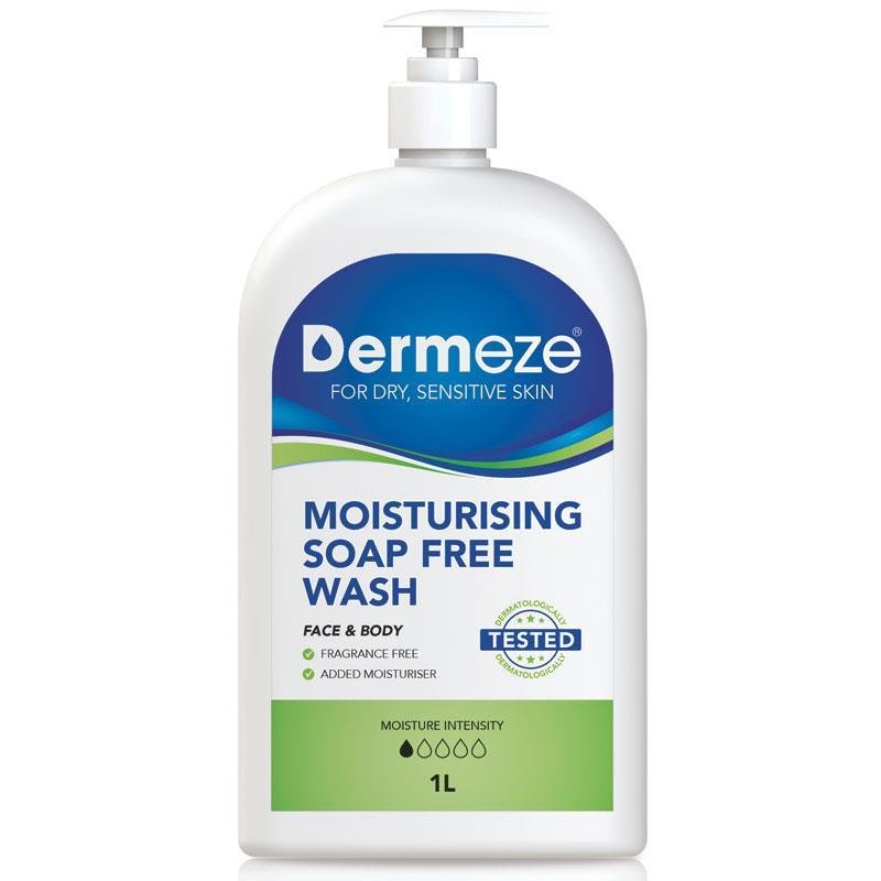 Dermeze Moisturising Soap Free Wash 1L Pump - RPP ONLINE