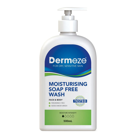 Dermeze Moisturising Soap Free Wash 500mL - RPP ONLINE