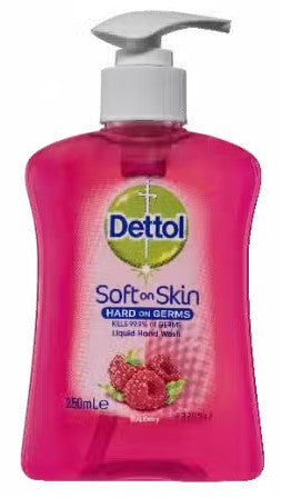 Dettol Handwash Raspberry 250ml（Exp：30/09/2024）