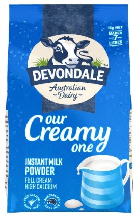 Devondale Instant Milk Powder Full Cream 1kg - RPP ONLINE