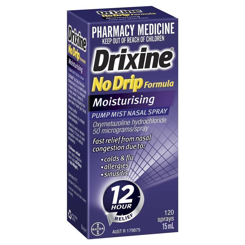 Drixine Moisturising No Drip Nasal Spray 15ml