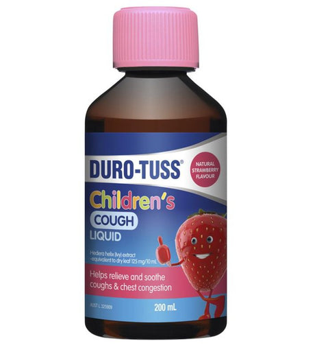 Duro - Tuss Child Cough Strawberry 200mL - RPP ONLINE