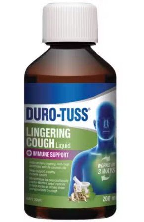 Duro - Tuss Lingering Cough Liquid 200mL - RPP ONLINE