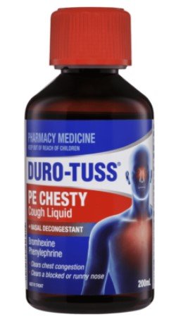 Duro - Tuss PE Chesty Cough Liquid 200mL - RPP ONLINE