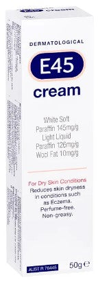 E45 Dermatological Cream for Dry Skin 50g