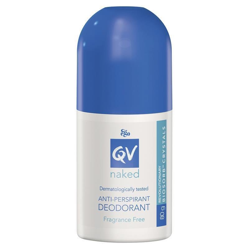 Ego QV Naked Anti - Perspirant Deodorant Roll On 80g - RPP ONLINE