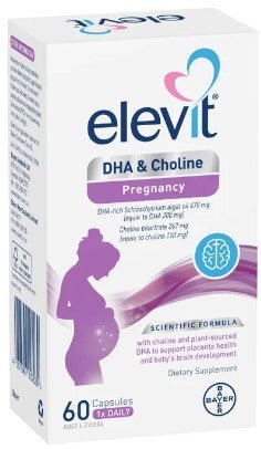 Elevit DHA + Choline Pregrancy 60 Capsules - RPP ONLINE