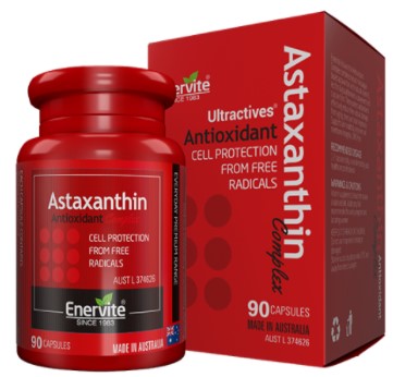 Thuốc chống oxy hóa astaxanthin 90 nang phức hợp 90 viên