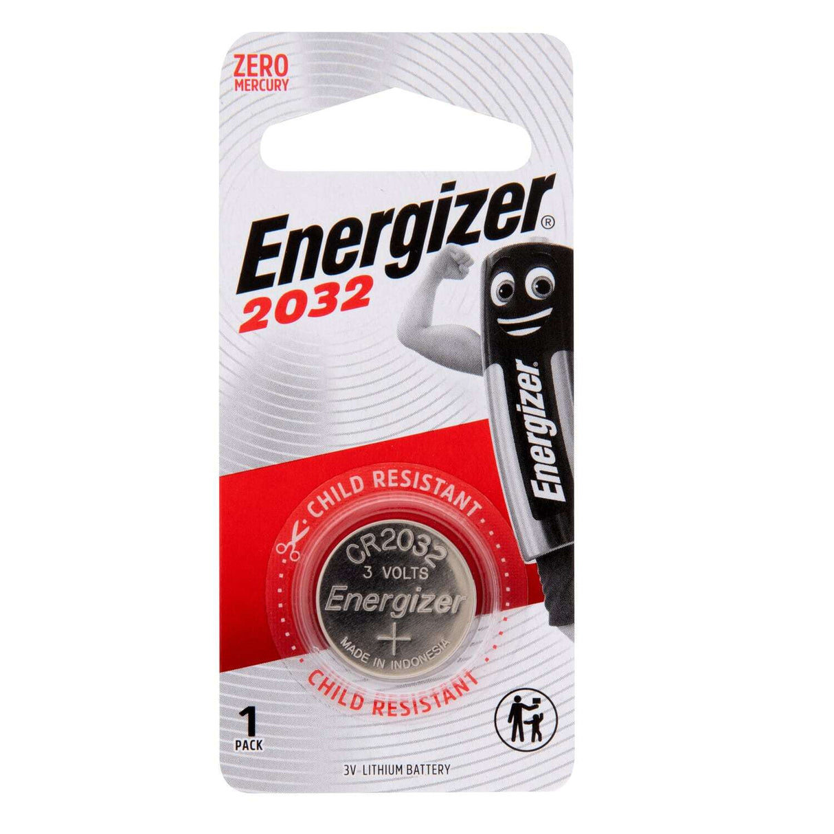 Energizer 2032 Lithium Coin Battery 1 Pack