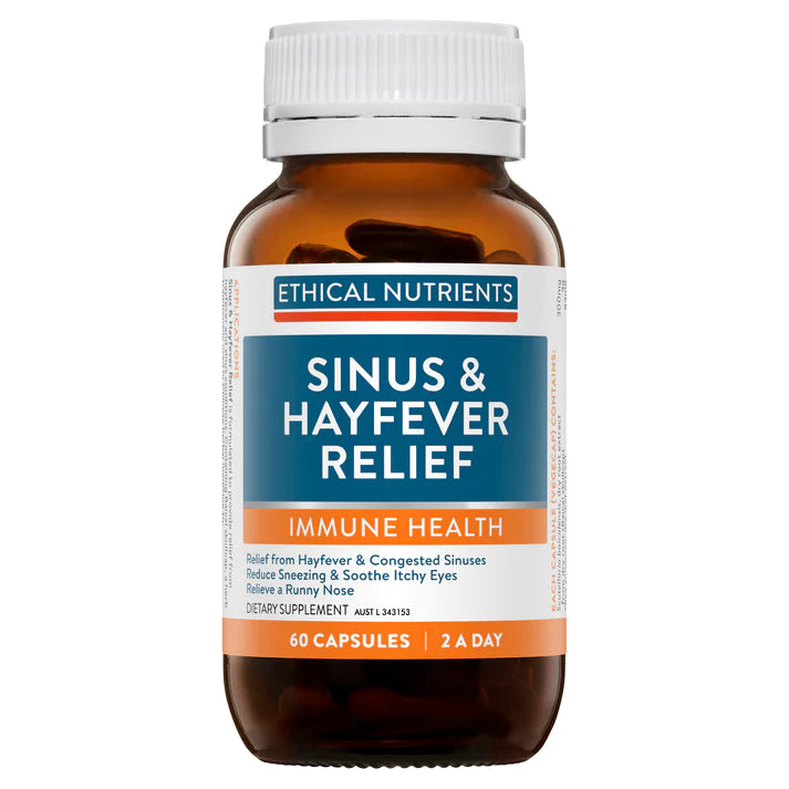 エシカル・ニュートリエンツ Sinus & Hayfever Relief 60カプセル