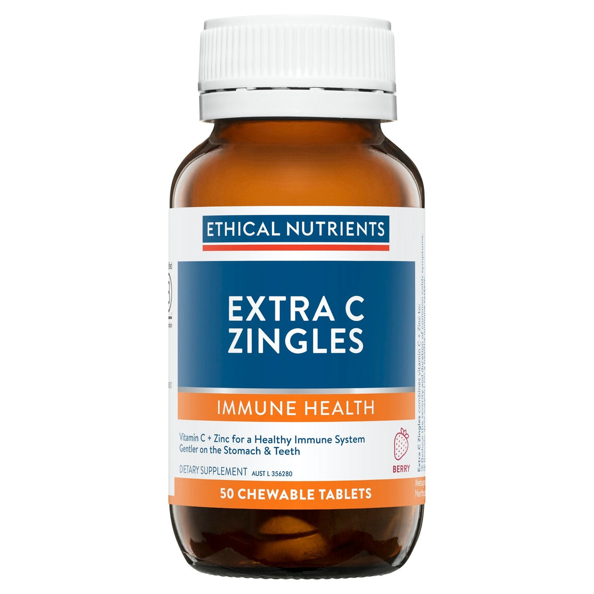 Ethical Nutrients Extra C Zingles Berry 50 Tablets - RPP ONLINE