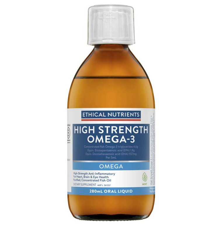 Ethical Nutrients High Strength Omega - 3 Fresh Mint 280ml - RPP ONLINE