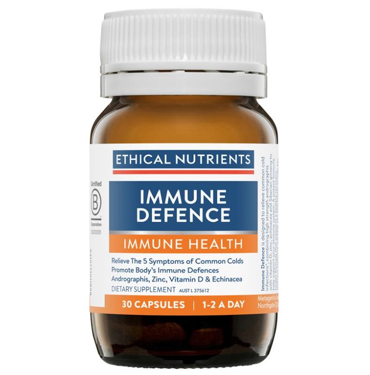 Ethical Nutrients Immune Defence 30 Capsules - RPP ONLINE