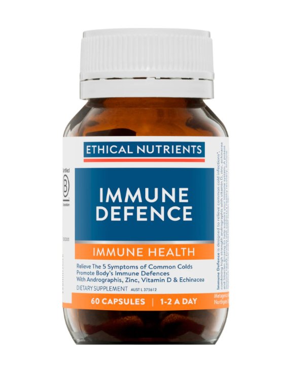 Ethical Nutrients Immune Defence 60 Capsules - RPP ONLINE