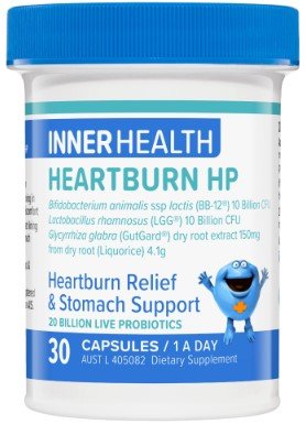 Ethical Nutrients Inner Health Heartburn HP 30 Capsules - RPP ONLINE