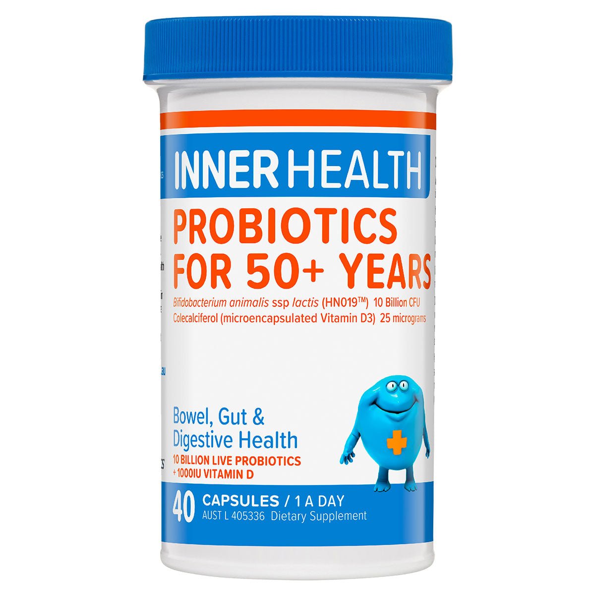 Ethical Nutrients Inner Health Probiotics For 50+ Years 40 Capsules - RPP ONLINE