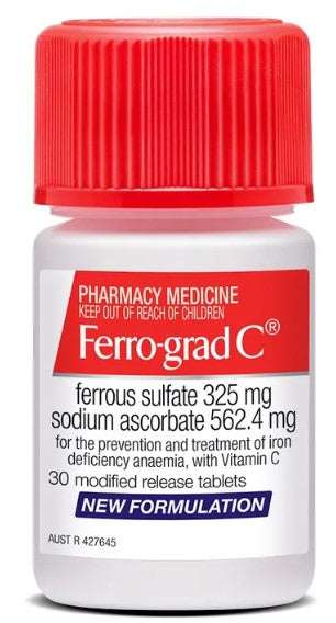 Ferro-Grad C Iron & Vitamin C 30 เม็ด