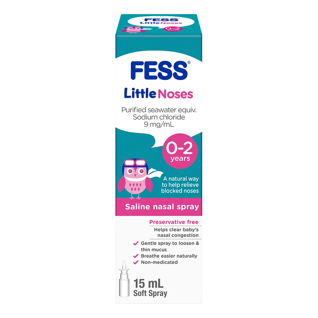 Fess Little Noses Saline Nasal Soft Spray 0-2 Years 15ml