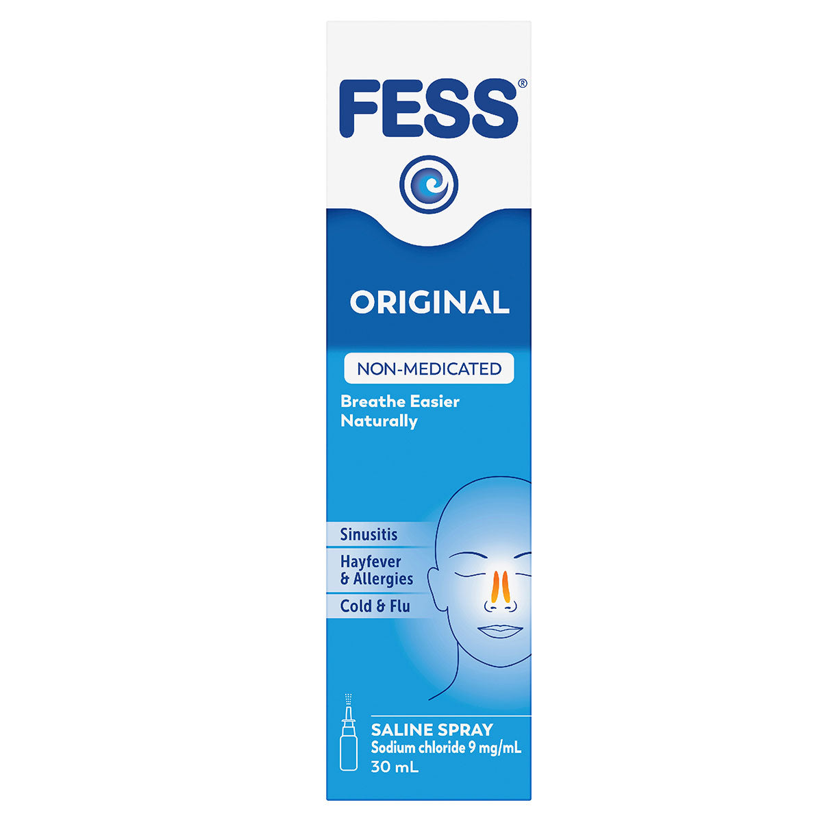 Fess Nasal Saline Spray Original 30ml