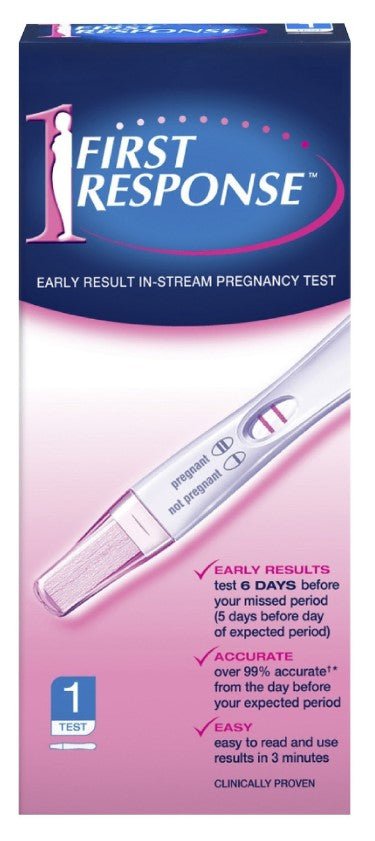 First Response Instream Pregnancy Test 1 Test - RPP ONLINE