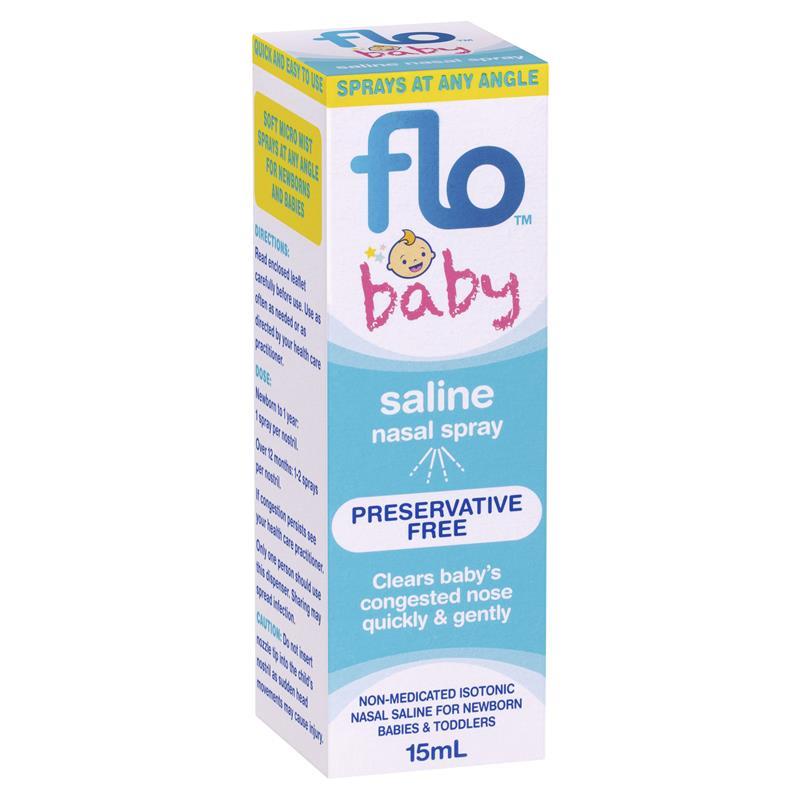 Flo Baby Saline Nasal Spray 15ml