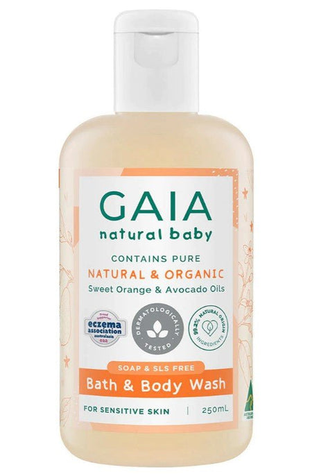 Gaia Natural Baby Bath & Body Wash 250ml - RPP ONLINE