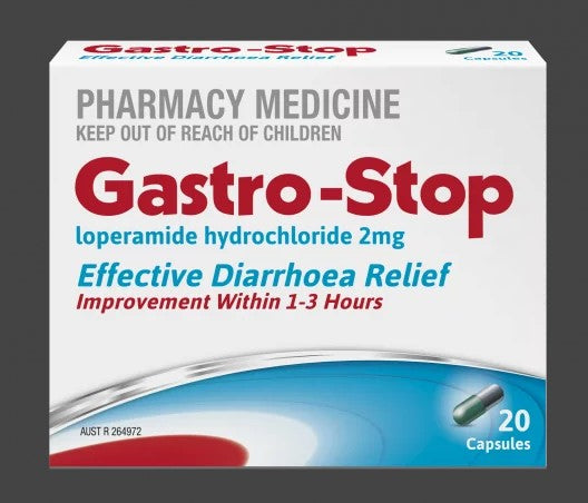 Gastro Stop Effective Diarrhoea Relief 20 Capsules