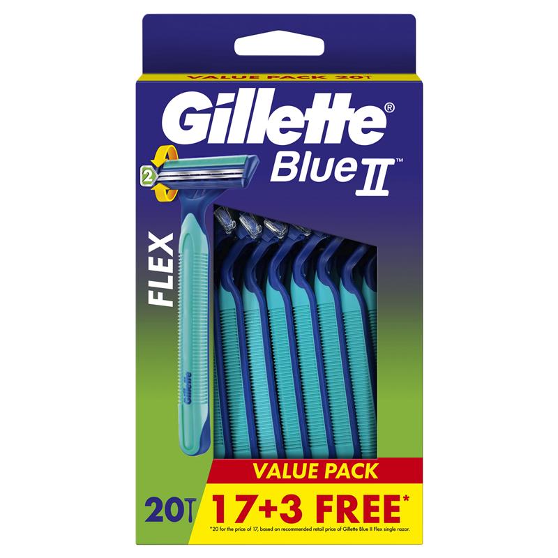 Gillette Blue II Flex  20 Pack