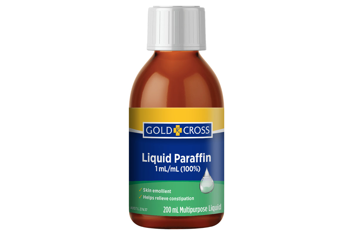 Gold Cross Liquid Paraffin 200mL Multipurpose Liquid