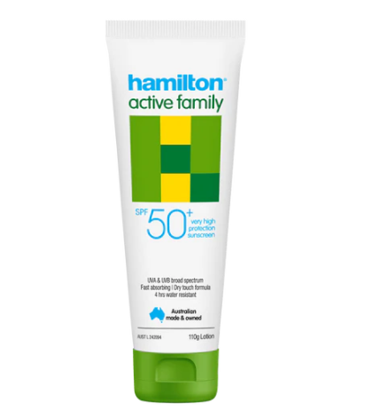 Kem chống nắng Hamilton Lotion Active Family Lotion SPF50+ 110G