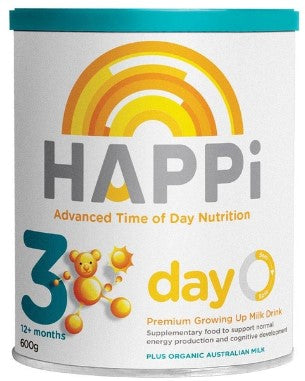 Happi Day Toddler Milk Drink ขั้นตอนที่ 3 12+ เดือน 600 กรัม