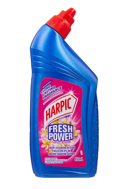 Harpic Toilet Cleaner Fresh Power Tropical Blossom 450ml