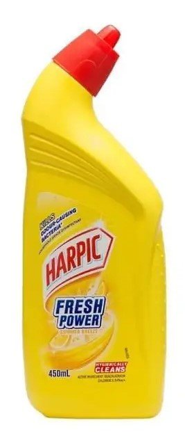 Harpic Toilet Cleaner Fresh Power Sparkling Citrus 450mL - RPP ONLINE