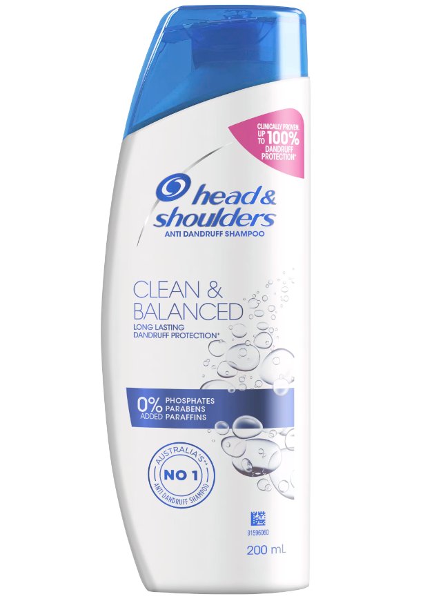 Head & Shoulders Clean & Balanced Anti Dandruff Shampoo 200ml - RPP ONLINE