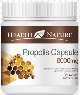 Health Nature Premium Propolis Capsule 2000mg 365 Capsules - RPP ONLINE