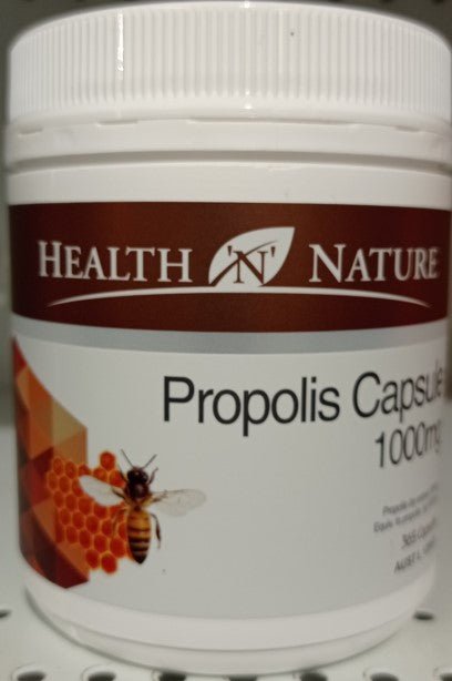 Health Nature Propolis Capsule 1000mg 365 Capsules - RPP ONLINE